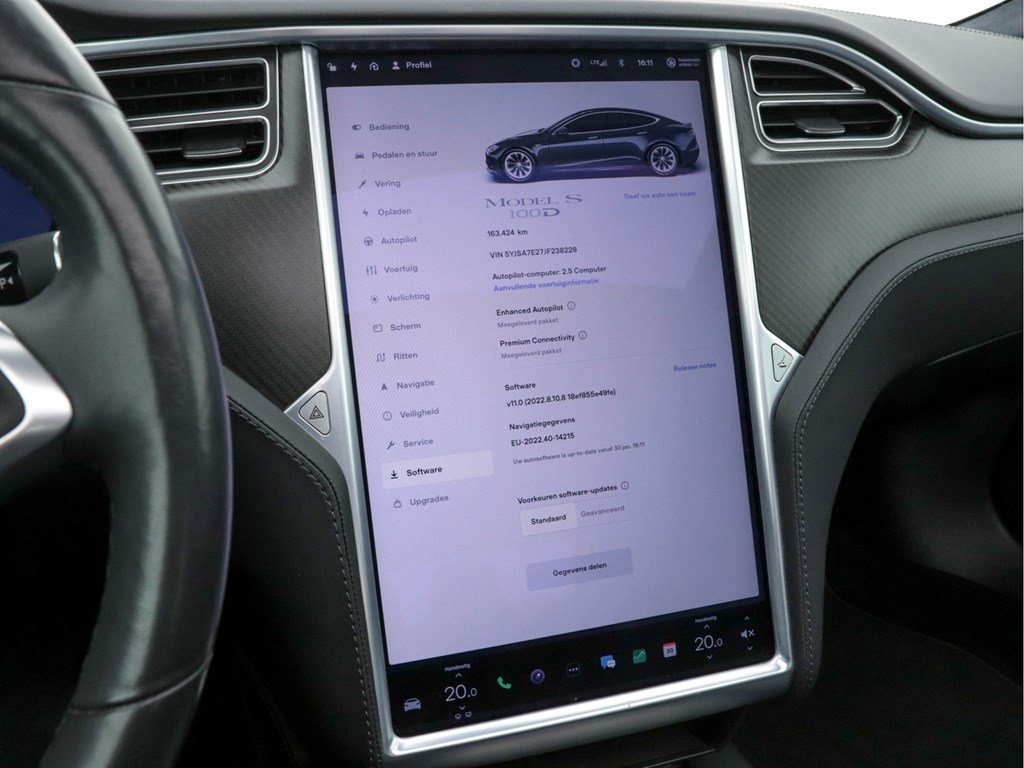 Occasion Tesla Model S 100D - 245 Kw (Incl.btw) *Pano | Volleder | Full-Led | Virtual-Cockpit | Surround-View | Auto-Pilot Autos In