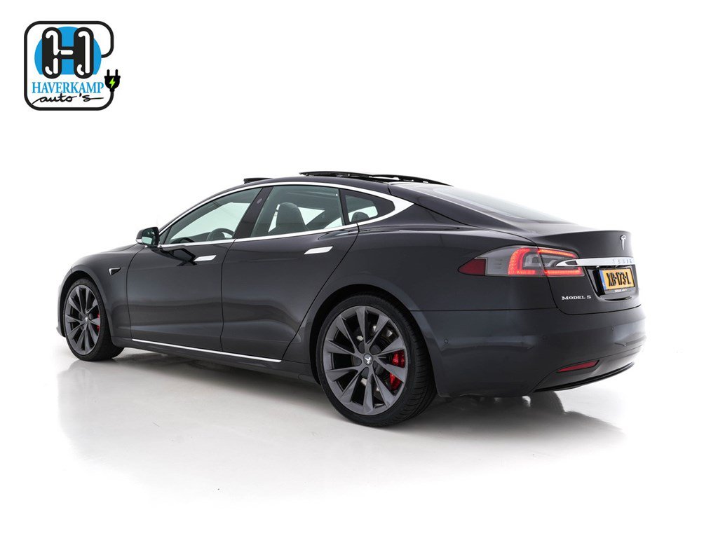 Occasion Tesla Model S P100D Ludicrous 515Kw Launch Control (Incl.btw) *Pano | Auto-Pilot | Air-Suspension | Volleder | Ful Autos In